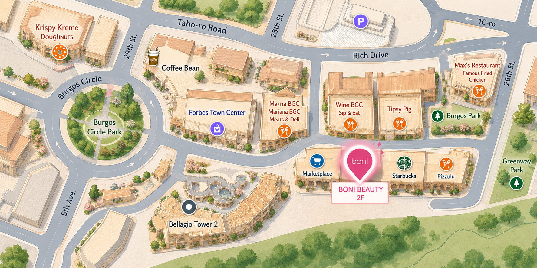 BoniBeautyPH location map
