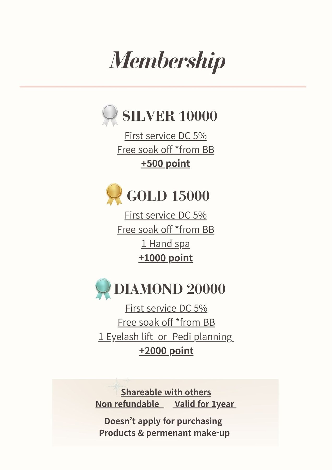 BoniBeautyPH menu and promotion
